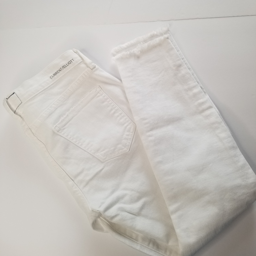 CURRENT/ELLIOT Stilleto Sugar Knee Destroy Raw Hem - Picture 5 of 12